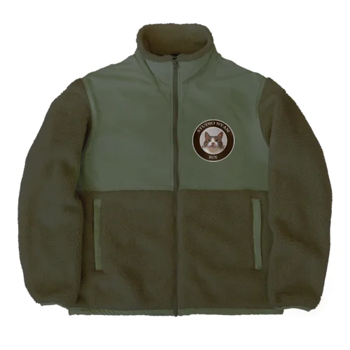 StudioNyan ラン君 Boa Fleece Jacket