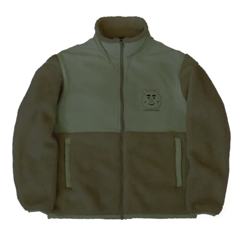 おぐら教の殿 Boa Fleece Jacket