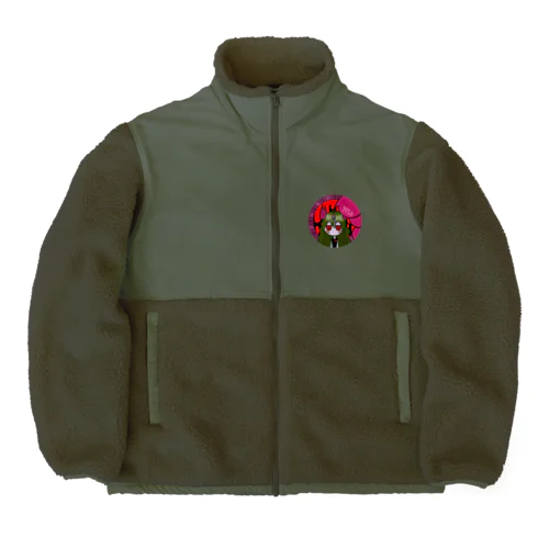 さそり座 パターン2・フルカラー Boa Fleece Jacket