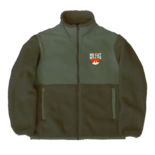 ネコボアNOCATNOLIFE Boa Fleece Jacket