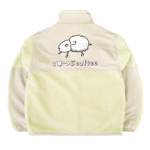 ロゴマーク/こひつじcoffee Boa Fleece Jacket