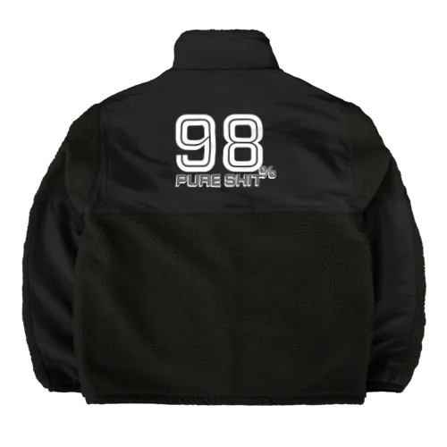 98% Pure Shit Boa Fleece Jacket