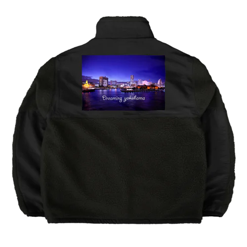 横浜夜景１ Boa Fleece Jacket