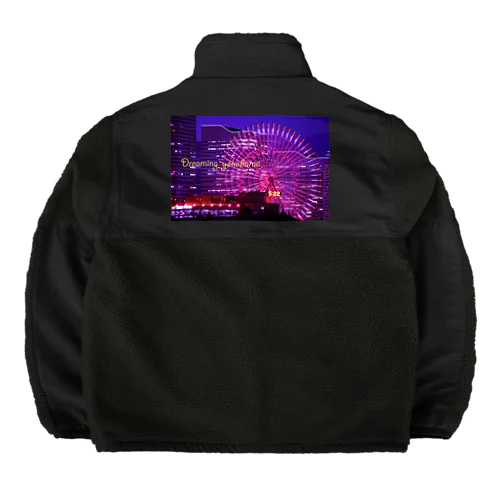 横浜夜景４ Boa Fleece Jacket