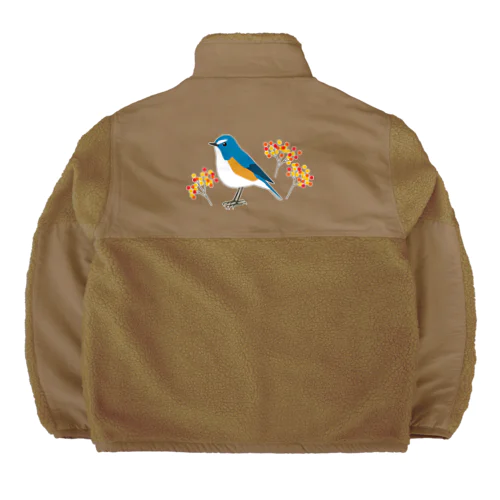ルリビタキ Boa Fleece Jacket
