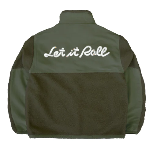 Let it Roll 巻寿司（裏巻き） Boa Fleece Jacket