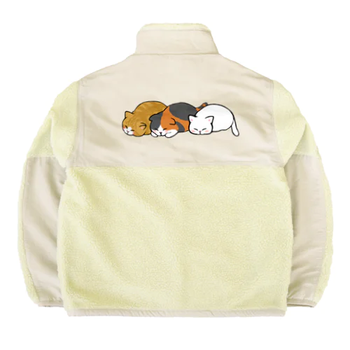 ツチノコ☆キャッツ Boa Fleece Jacket