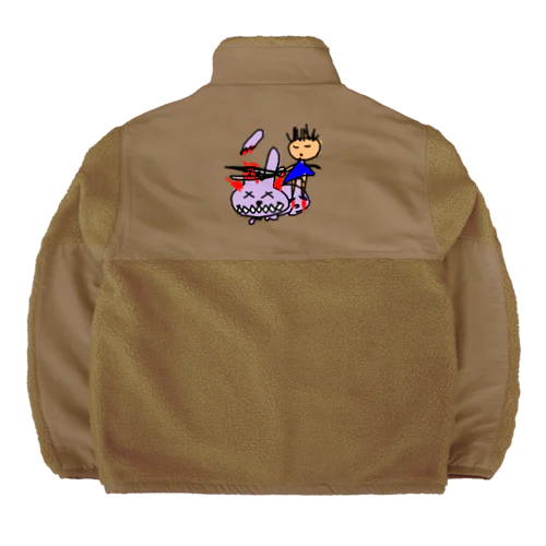 らくがきRPG モンスター討伐 Boa Fleece Jacket