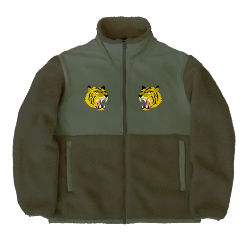 ベトジャン虎と虎 Boa Fleece Jacket