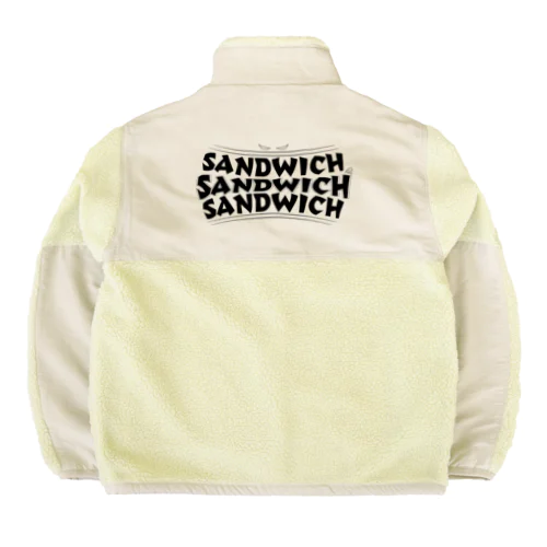 サンドイッチ³ ボアフリースジャケット