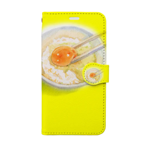 TKGやきとりハイボール手帳型スマホケース Book-Style Smartphone Case