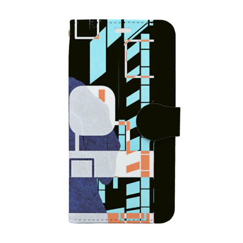 へびくん Book-Style Smartphone Case