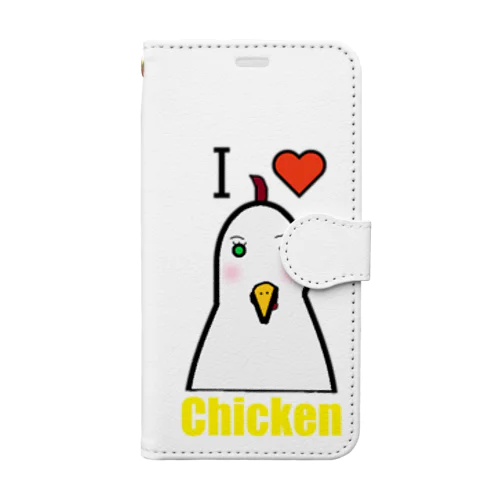 I♥Chicken 手帳型スマホケース