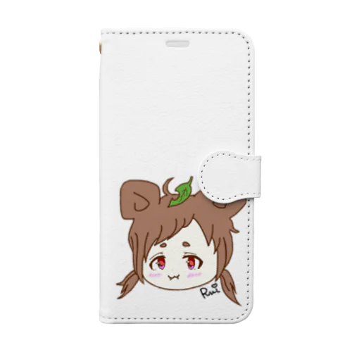 るい　タヌキver. Book-Style Smartphone Case