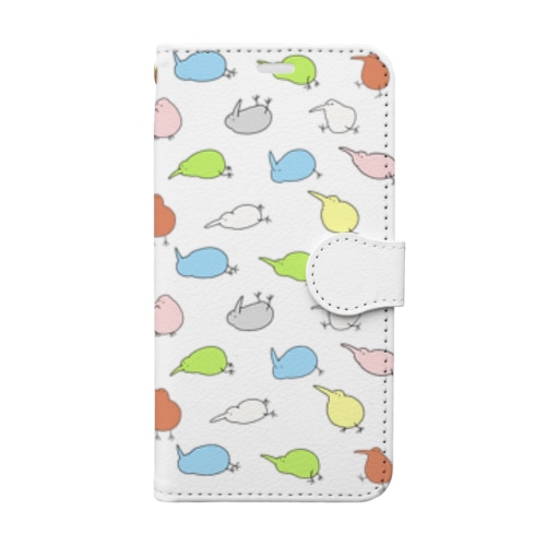 マルチな一週間キーウィ Book-Style Smartphone Case