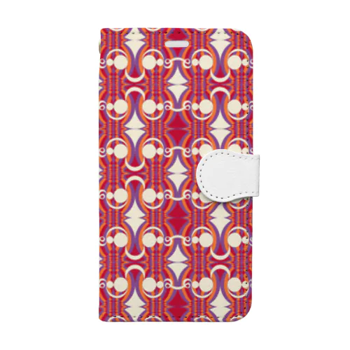 幾何学模様No.661 Book-Style Smartphone Case