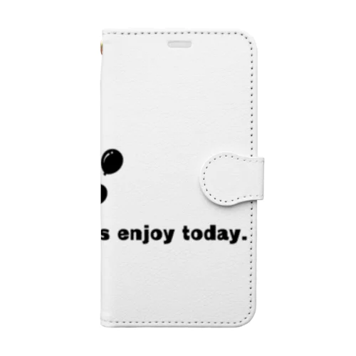 今日を楽しめ Book-Style Smartphone Case