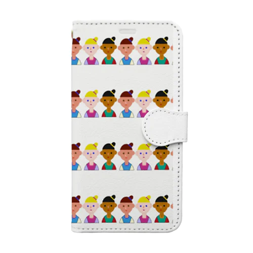 Les filles　　少女たち Book-Style Smartphone Case