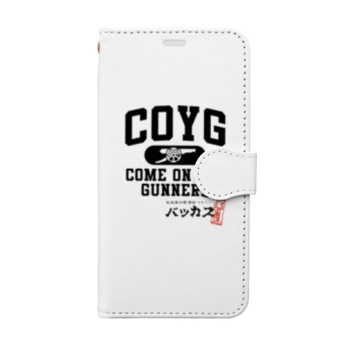 COYG とバッカスコラボ 手帳型スマホケース