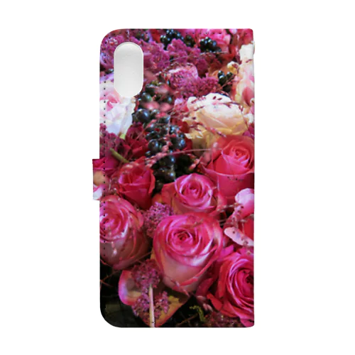 pink roses Book-Style Smartphone Case