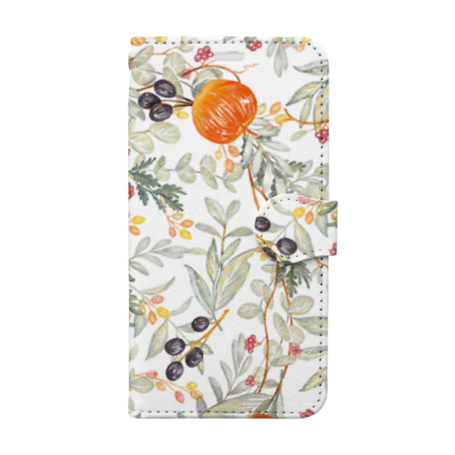 りんごと花 Book-Style Smartphone Case