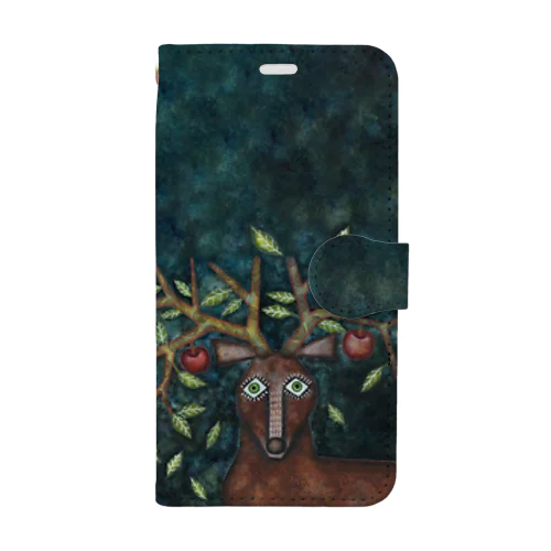 とある森の鹿 Book-Style Smartphone Case