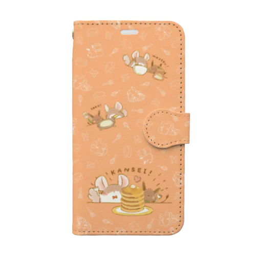 ホットケーキをつくろう！（ plusシリーズ/X/Xs用） Book-Style Smartphone Case