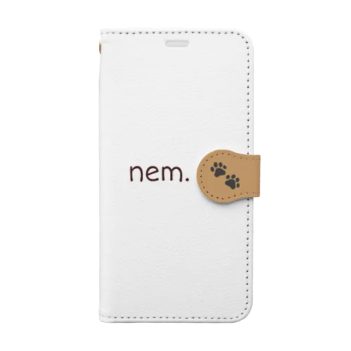 nem. 手帳型スマホケース