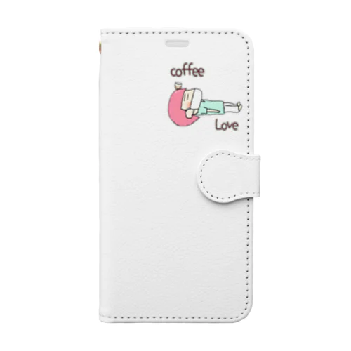 コーヒー大好き Book-Style Smartphone Case
