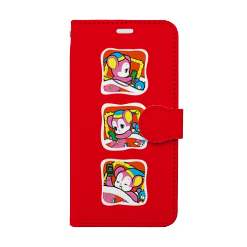 3コマクマちゃん Book-Style Smartphone Case