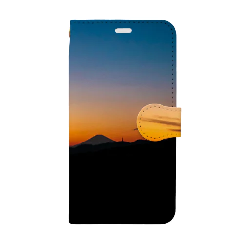 夕焼け Book-Style Smartphone Case