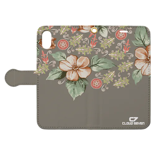 SEPIA FLOWER Book-Style Smartphone Case