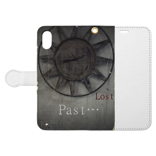 「Can't undo the past」 phone case 手帳型スマホケース