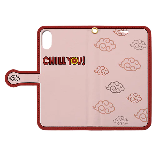 CHILL Y☆U（チルユー）　iPhoneXS限定 Book-Style Smartphone Case