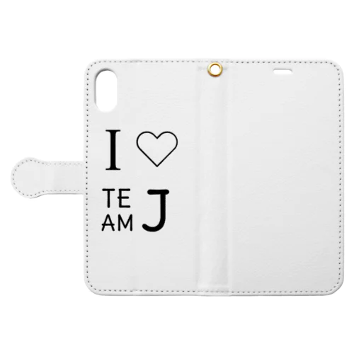 Ｉ♡TEAM J 手帳型スマホケース