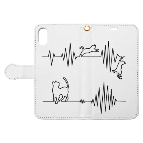 猫/心音・２ Book-Style Smartphone Case