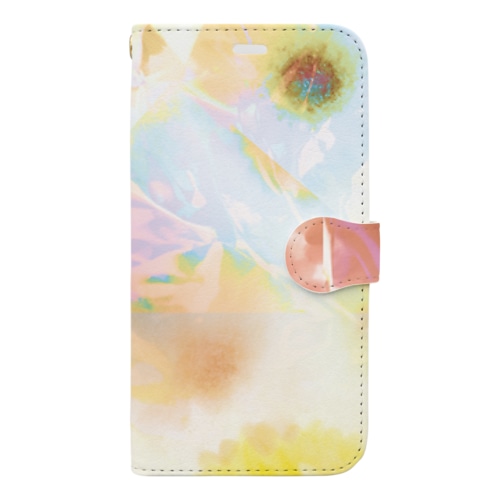 閉じ込めて、花 Book-Style Smartphone Case
