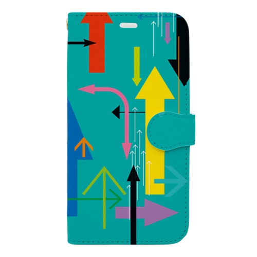 directing arrow Book-Style Smartphone Case
