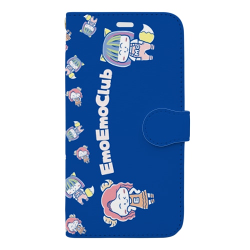 エモエモクラブふぁんしー Book-Style Smartphone Case