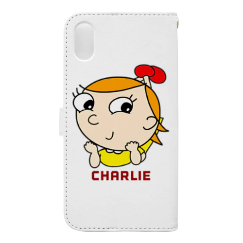 えーとねー、、　Charlie 手帳型スマホケース