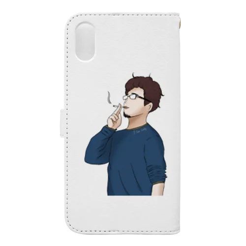 とある日の父 Book-Style Smartphone Case