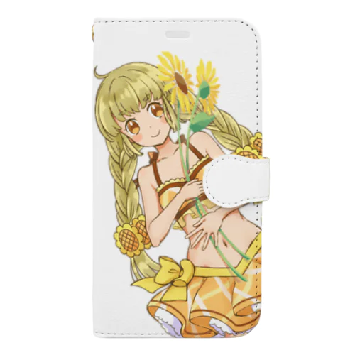 ひまわり Book-Style Smartphone Case