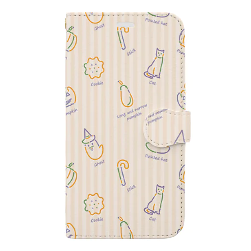 ハロウィン　3色 Book-Style Smartphone Case