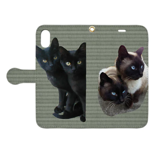 畳猫 Book-Style Smartphone Case