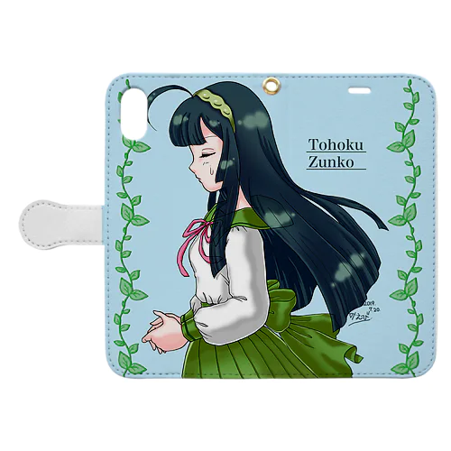 こないだまでお休みだったよね…？（東北ずん子） Book-Style Smartphone Case