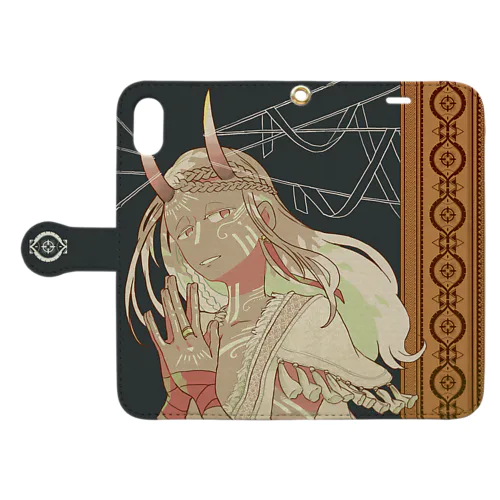 フォークロアガール Book-Style Smartphone Case