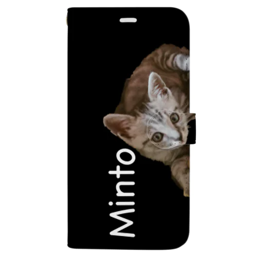 うちの子♡ミント&琥虎ケース Book-Style Smartphone Case