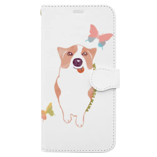 コーギー犬のナナVOL.3 Book-Style Smartphone Case