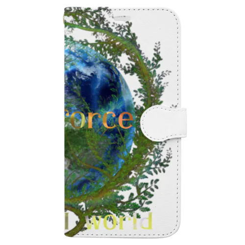 Botanical world   earth Book-Style Smartphone Case