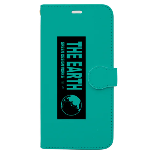 THE EARTHシンプルVer.　手帳型iPhoneケース Book-Style Smartphone Case